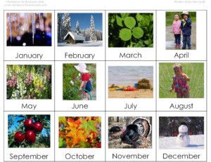Seasons Of The Year Months