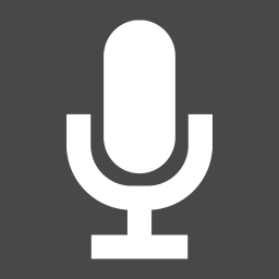 White Microphone Icon